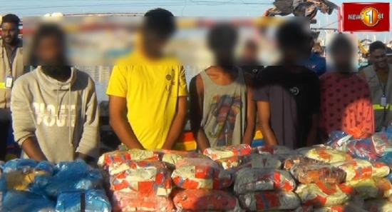 தெற்கு கடலில் கைதான ஐவரும் தடுத்து வைத்து விசாரணை